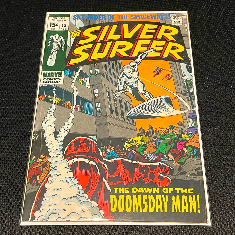 VINTAGE 1969 MARVEL THE SILVER SURFER 1st App Doomsday Man Silver Age Comic #13